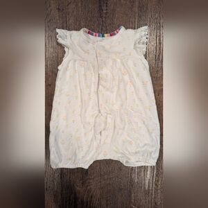 Magnetic Me White Floral Baby Outfit